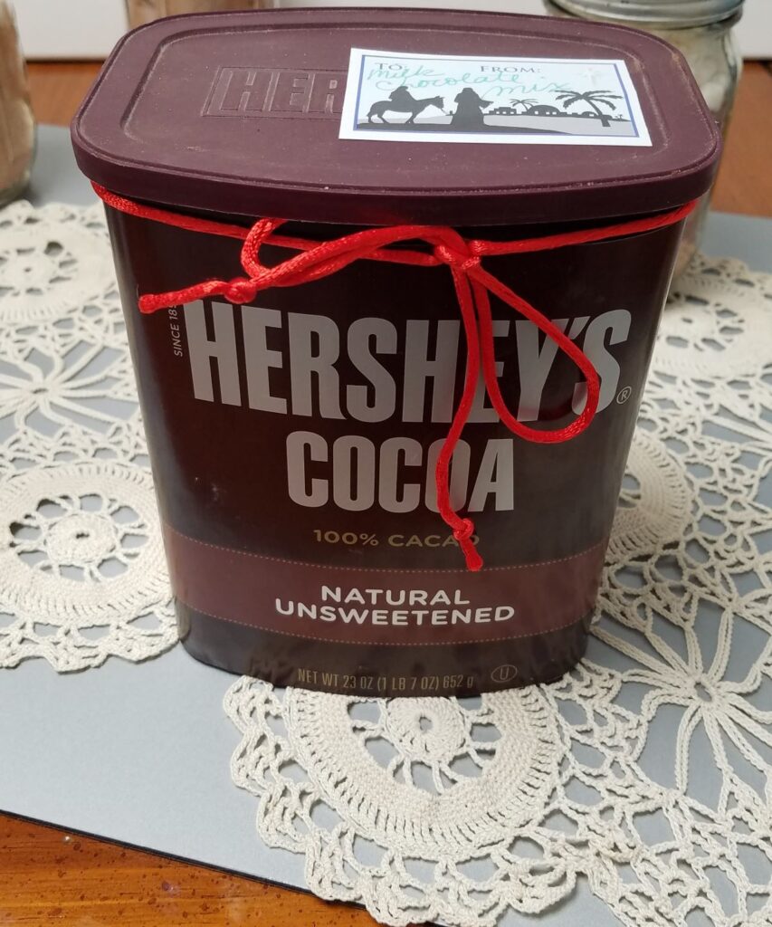 Hershey Cocoa container