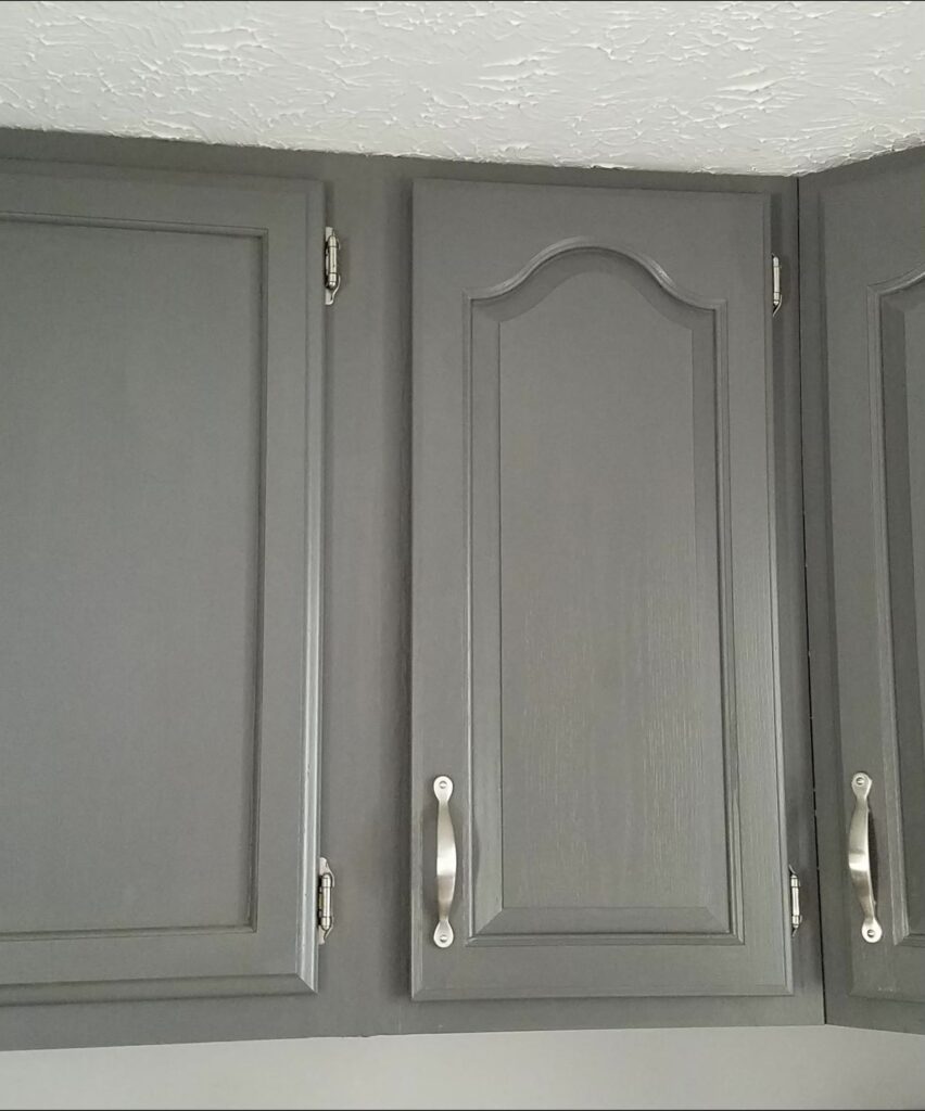 gray cabinets