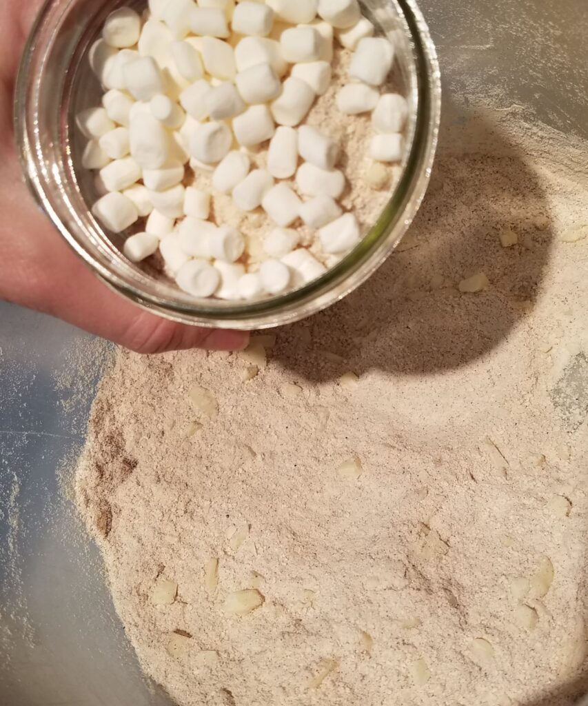 mini marshmallows with powder