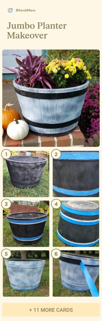 how to fill a jumbo planter