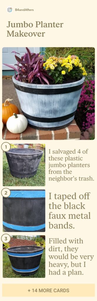 how to plant a jumbo planter step by step