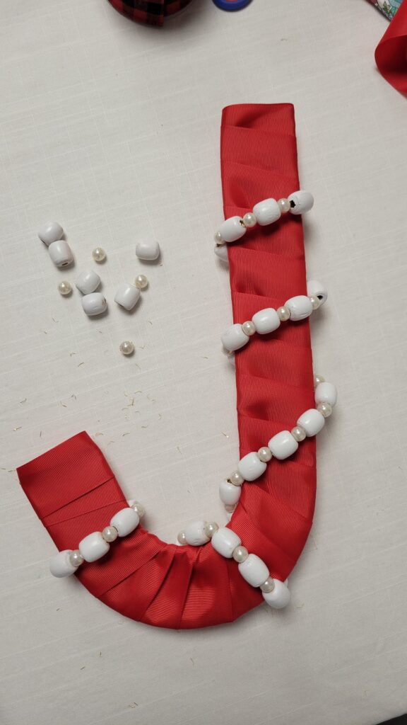 red and white J