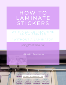 How to Laminate Stickers with a Cricut and Printer