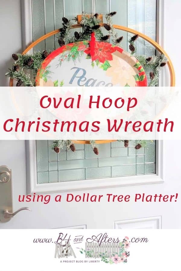 graphic of Dollar Store platter wreath