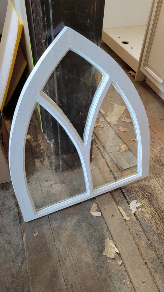 repaired attic window