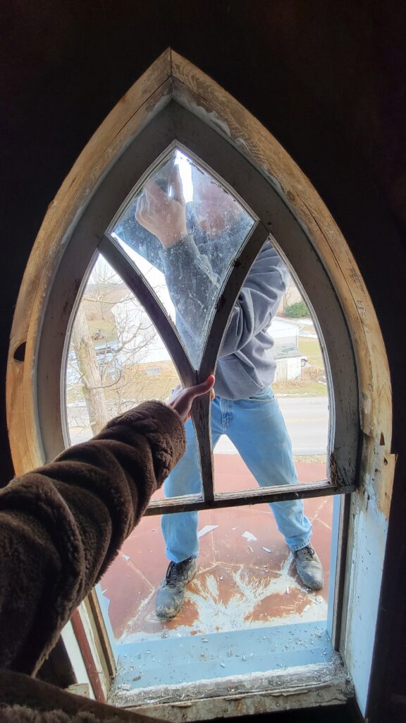 attic window removal