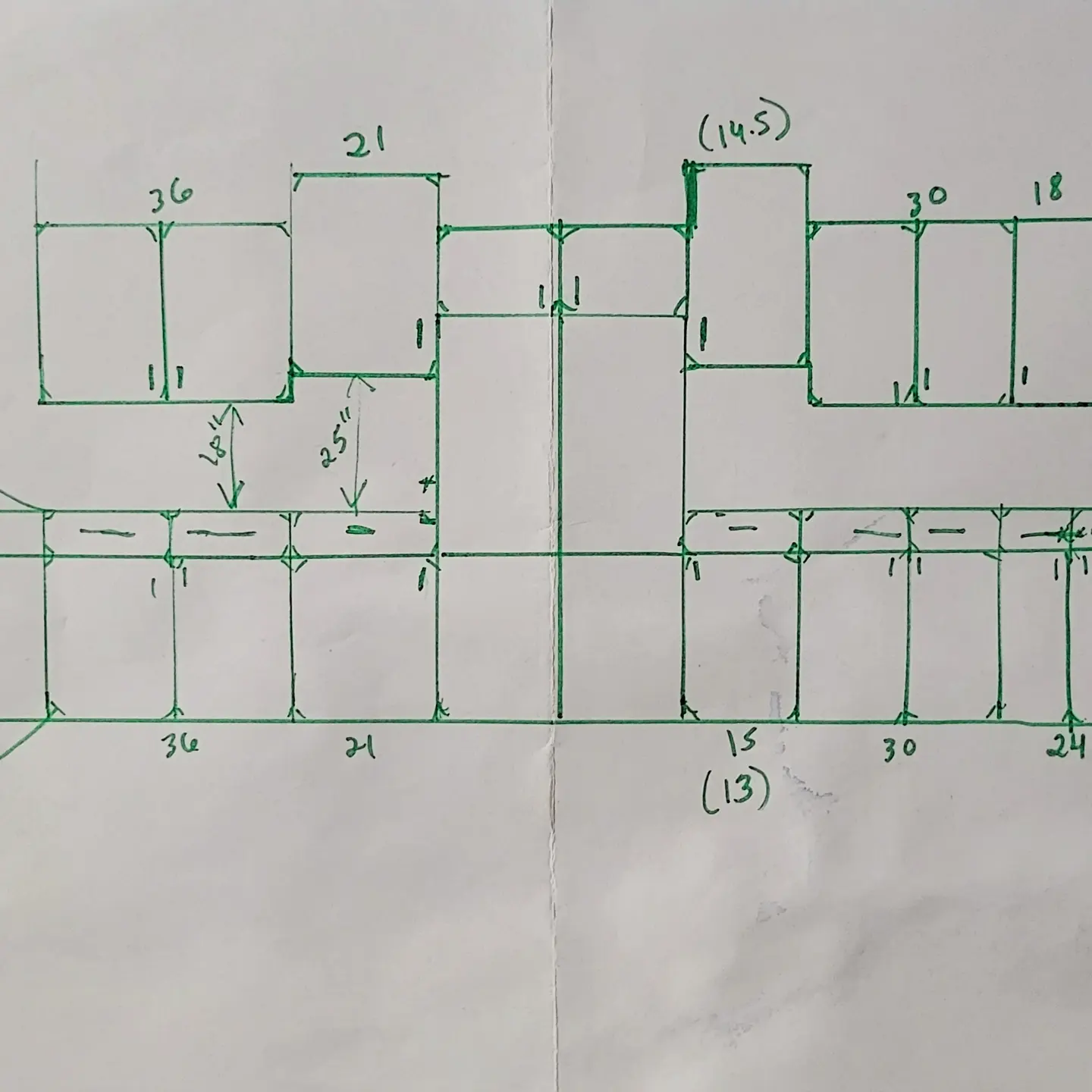 kitchen cabinet layout plan