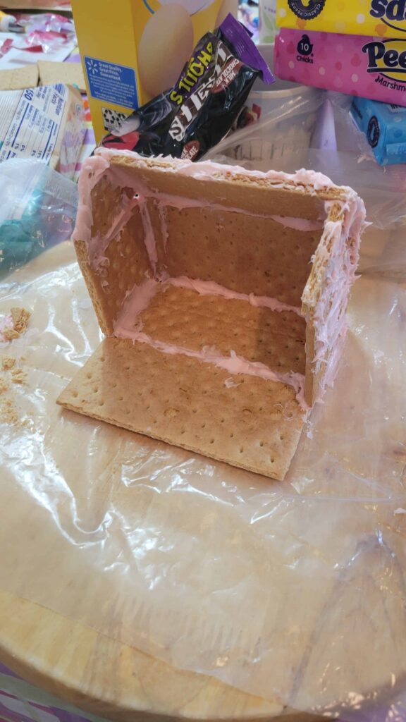 graham cracker house walls