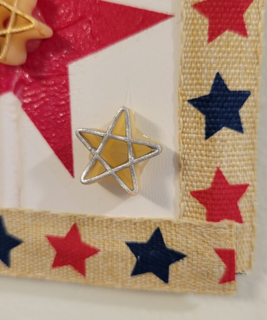 pasta star painted silver
