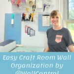 craft room wall organization