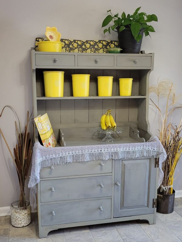 My Experience Painting a Vintage Hutch