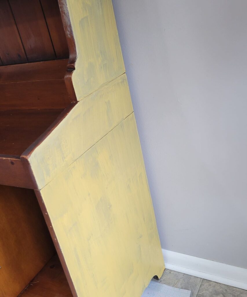 yellow milk paint