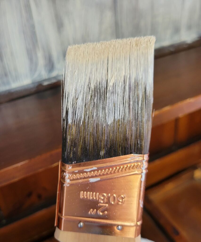 stain in paint brush primer