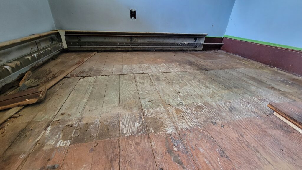 old wood floor