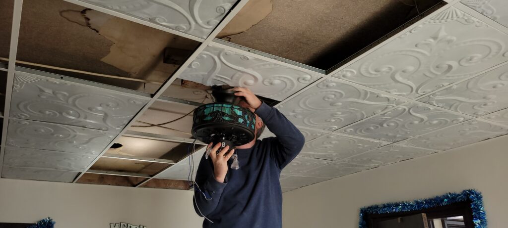 How To Diy Drop Ceiling Tiles With