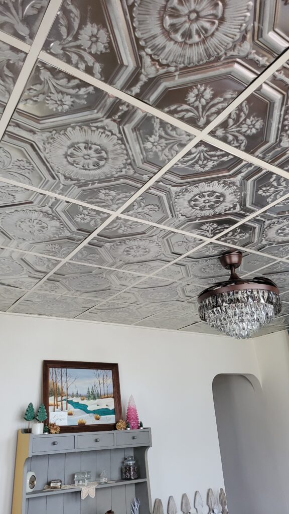 How To Diy Drop Ceiling Tiles With