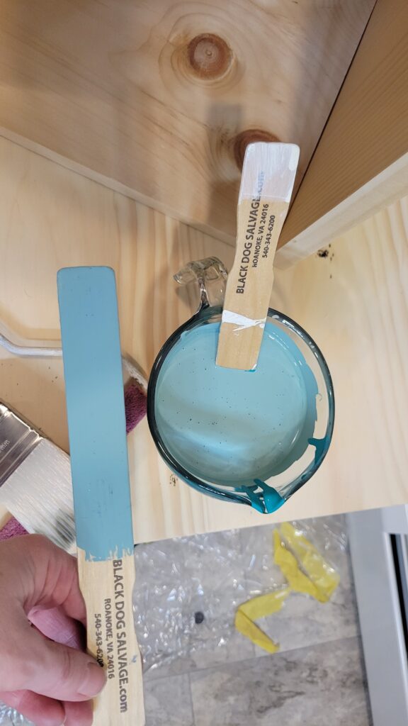 mixing paint color