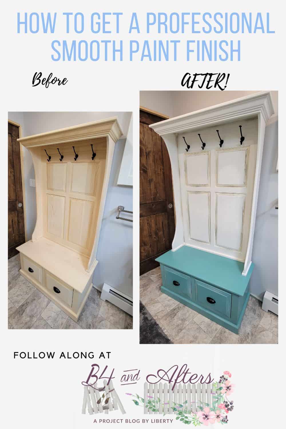 How to Get a Professional Smooth Paint Finish B4 and Afters