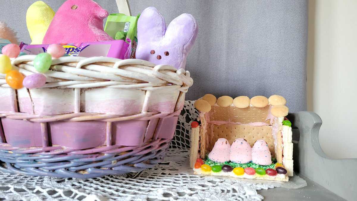 Easter Peeps house