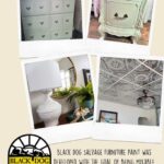 various paint projects using Black Dog Salvage Furniture Paint