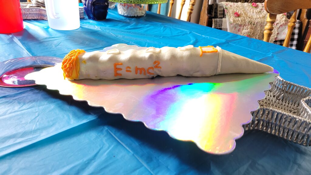 rocket birthday cake