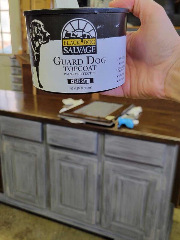 How I Painted a Hutch with Black Dog Salvage Paint Part 1