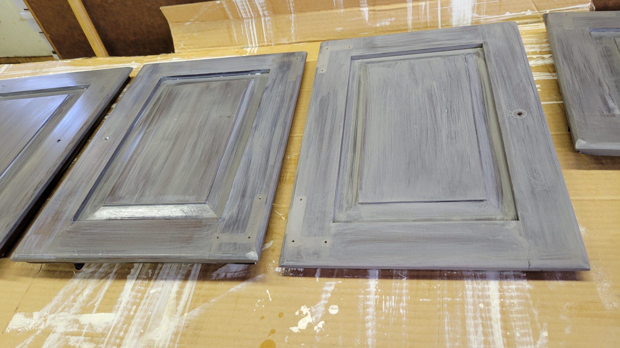 How I Painted a Hutch with Black Dog Salvage Paint Part 1 B4 and Afters