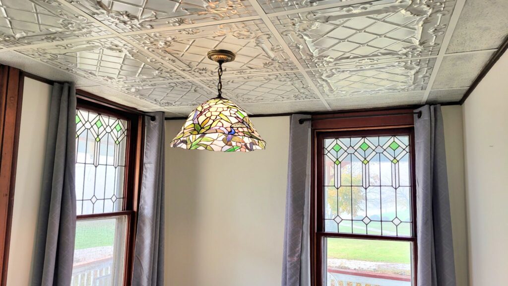 beautiful tin ceiling artisan style