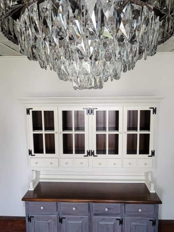 How I Painted a Hutch with Black Dog Salvage Paint Part 2