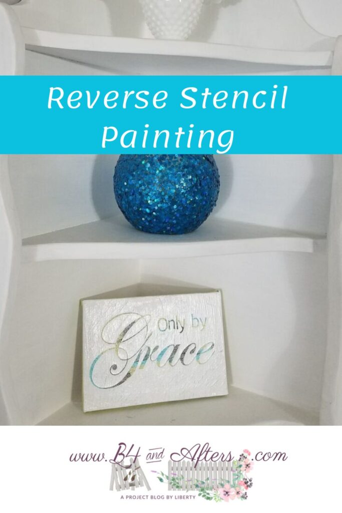 reverse stencil painting pinterest image