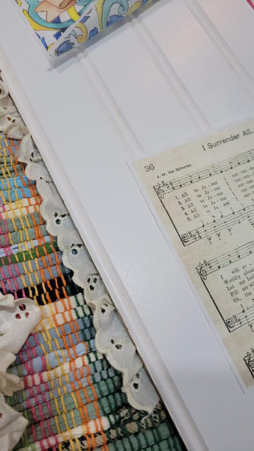 Mod Podge Napkin Sign – B4 and Afters