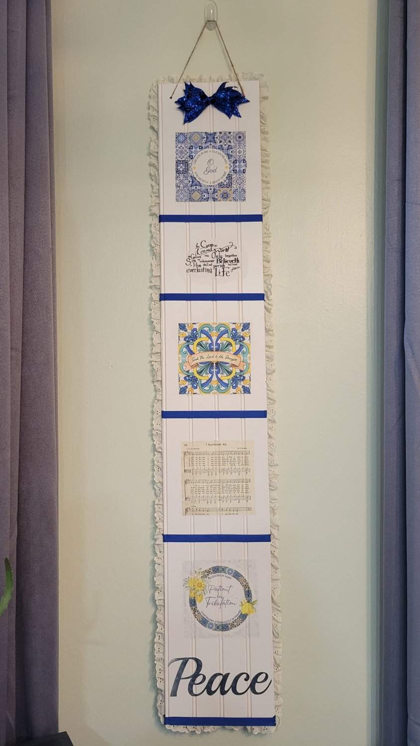 Mod Podge Napkin Sign – B4 and Afters