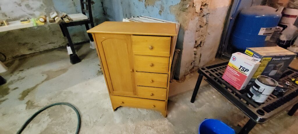 pine storage cabinet