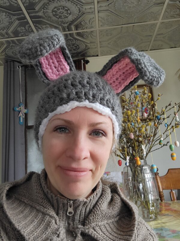 How to Crochet a Bunny Hat