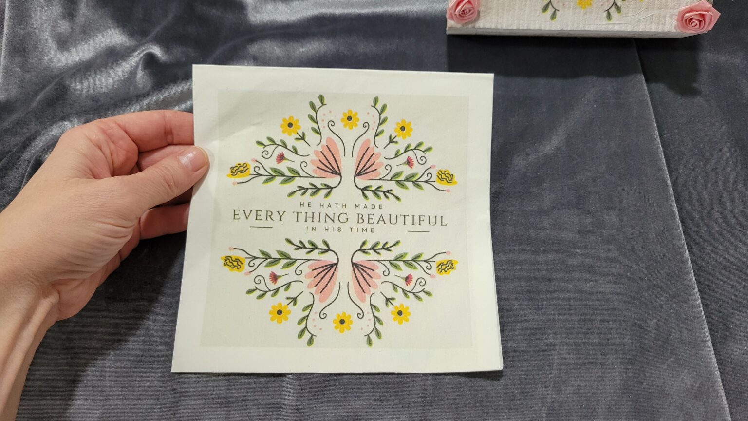 Easy Mod Podge Sign – B4 and Afters