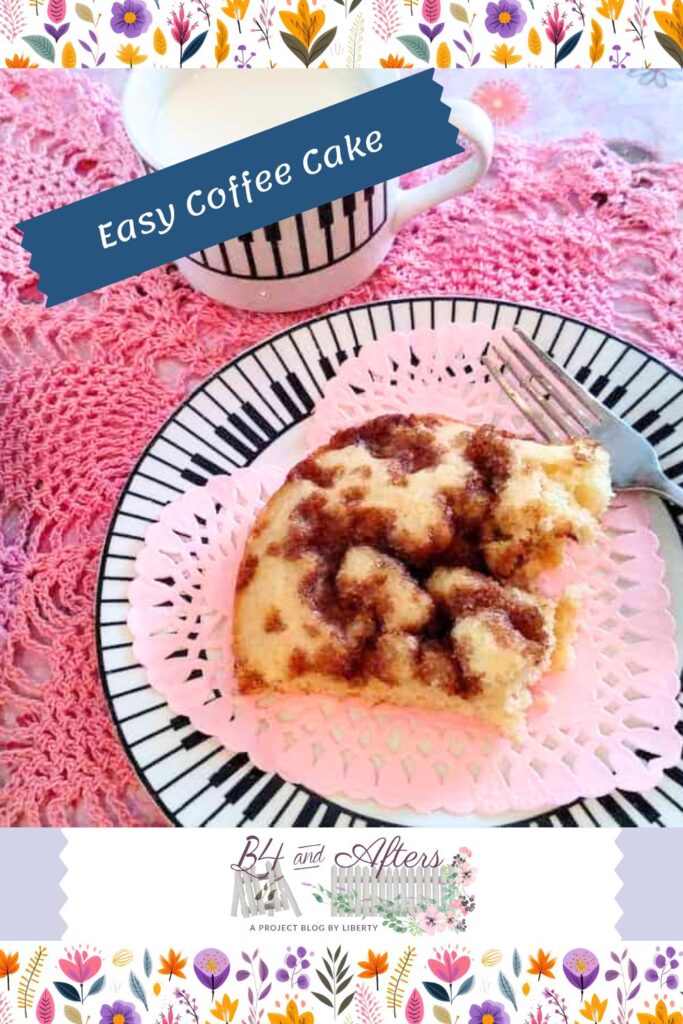 Coffee cake slice