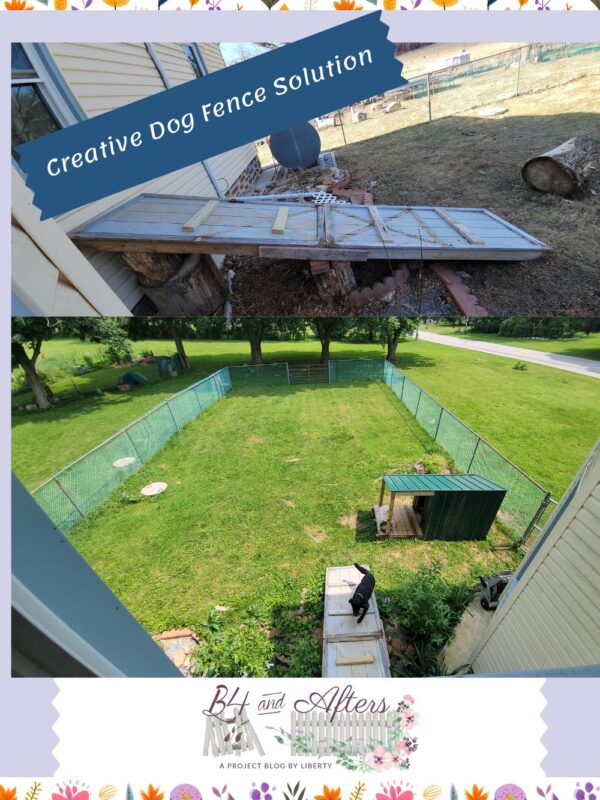 A Fence for the Dog and How I Broke my Toe