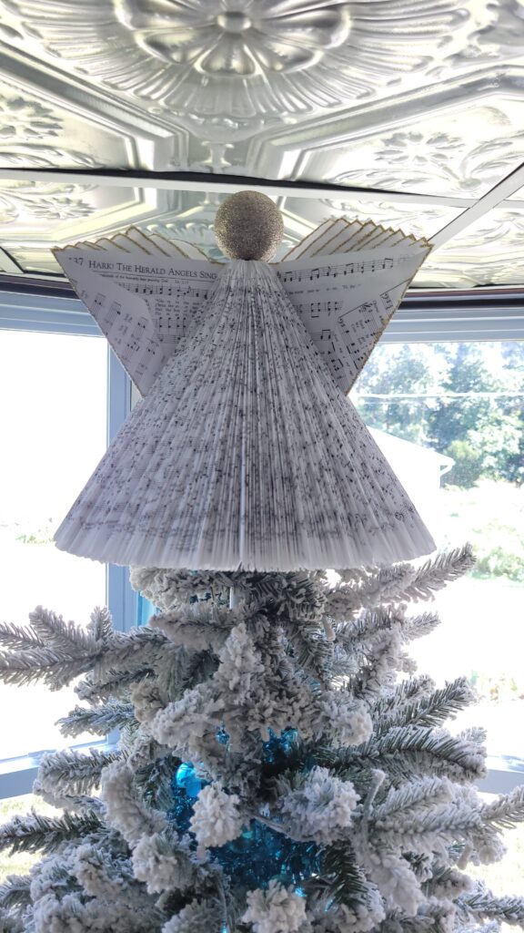 heavy angel Christmas tree topper