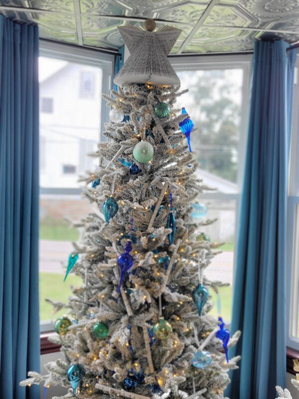 Glass Ornament and Music Christmas Decor