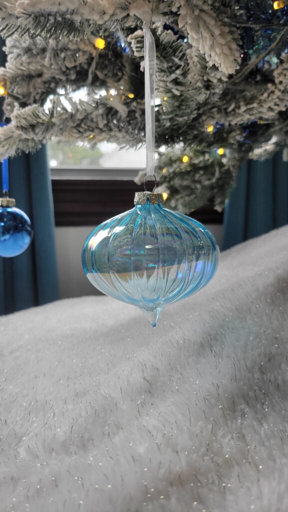 glass Christmas ornament