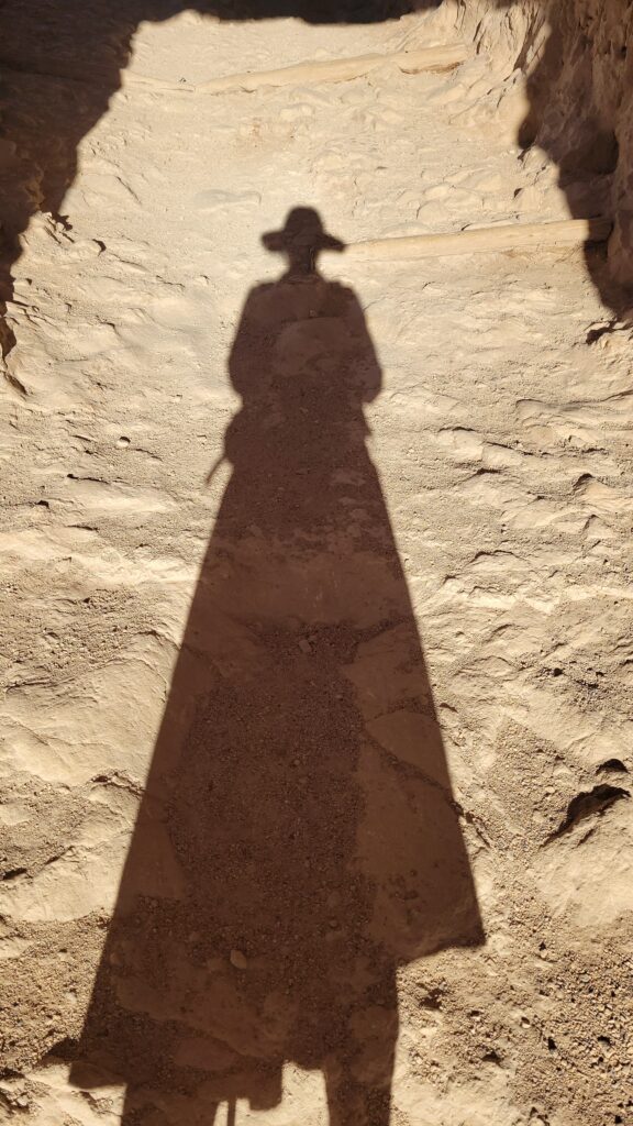 a person's shadow