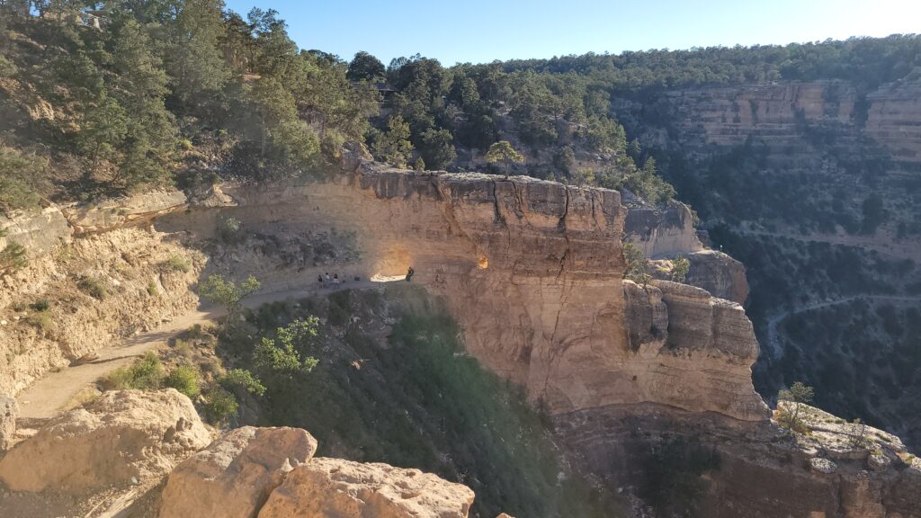 tunnel on Bright Angel trail