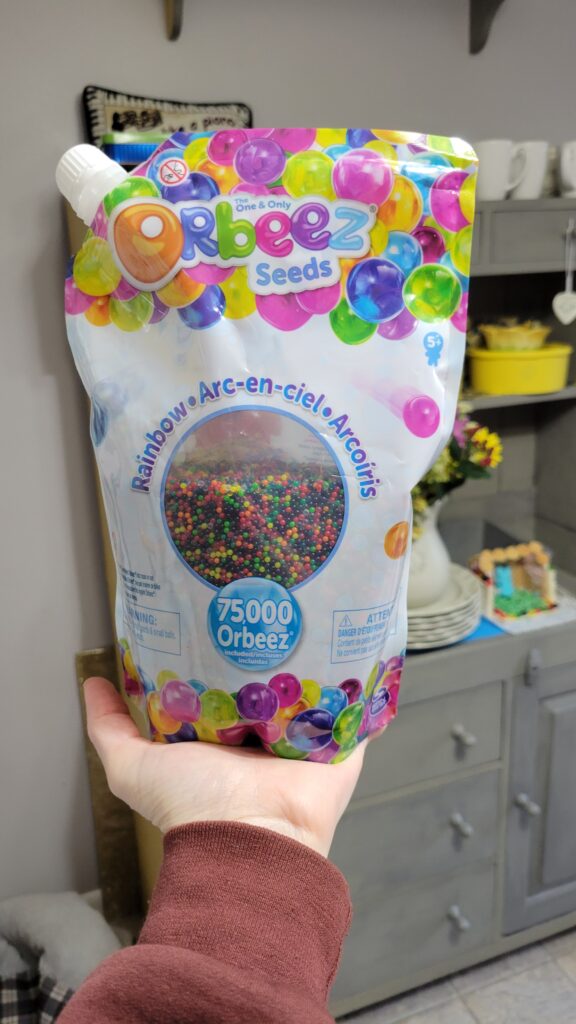 bag of 75,000 orbeez