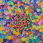 dry and wet orbeez together