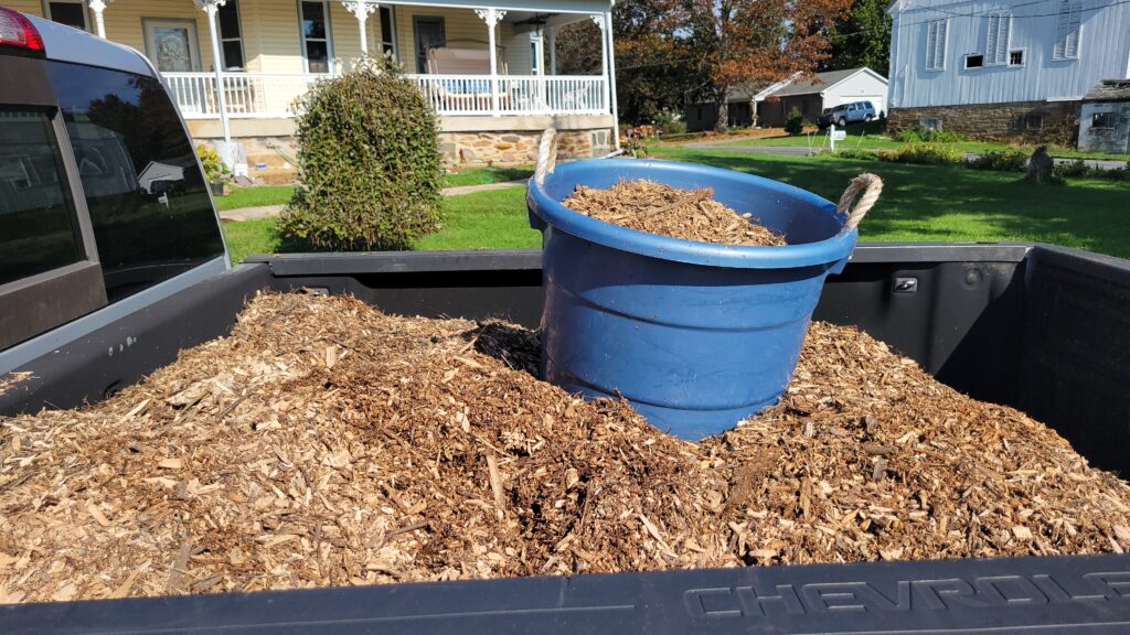 truck load of mulch
