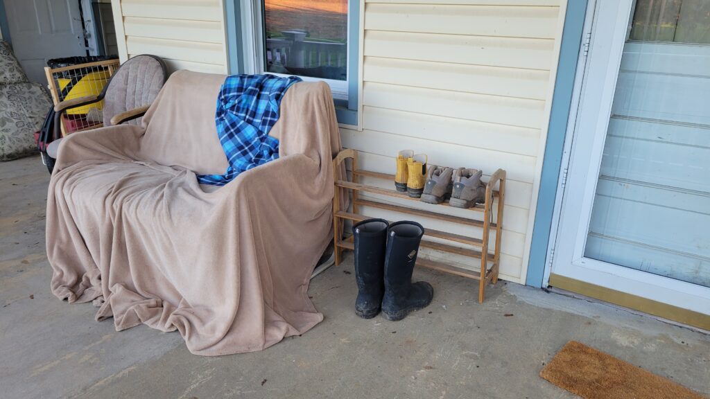 porch before